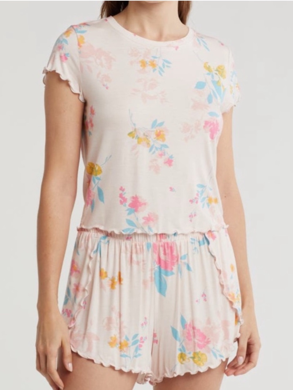 Floral pajama set